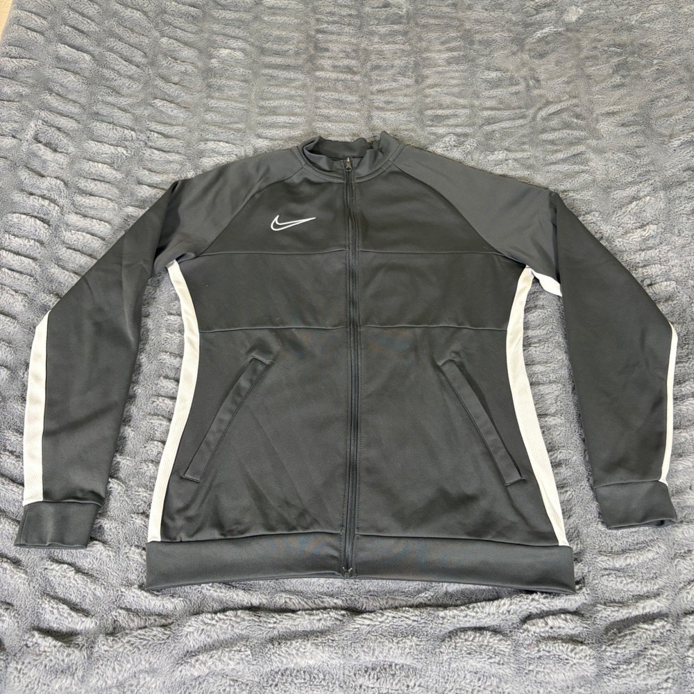 Nike Womens Academy 19 Dri-FIT Track Jacket Anthracite Gray Full Zip AO1483-060